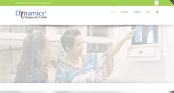 Desktop Screenshot of dynamicschiropractic.com