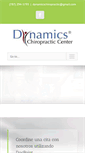 Mobile Screenshot of dynamicschiropractic.com